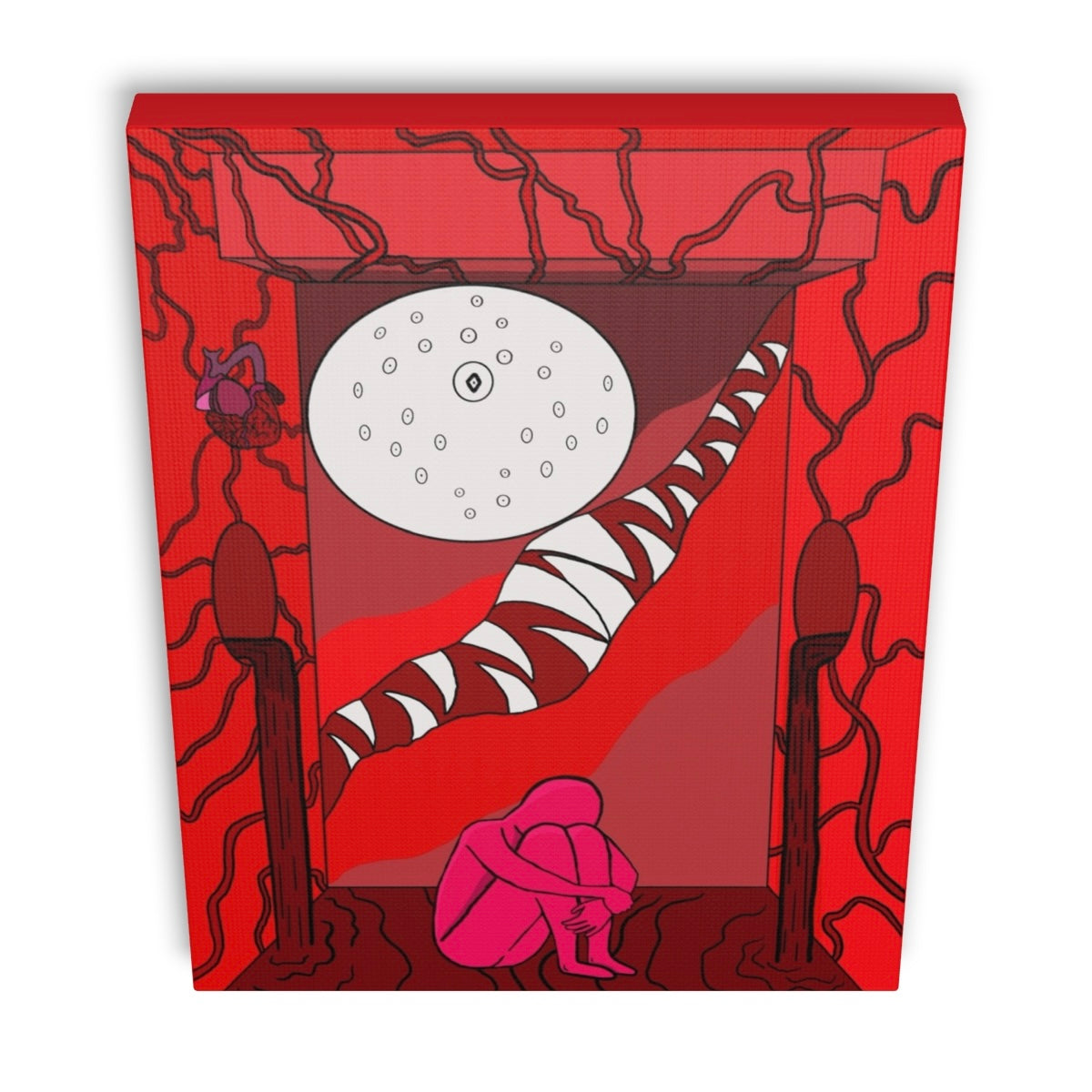 Fear in Aorta Canvas (large)