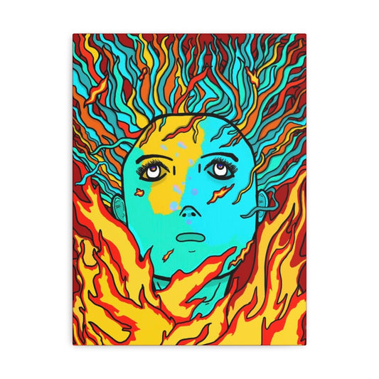 Drowning in Fire Canvas (large)