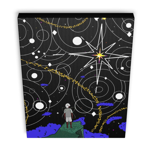 Map of Stars Canvas (large)