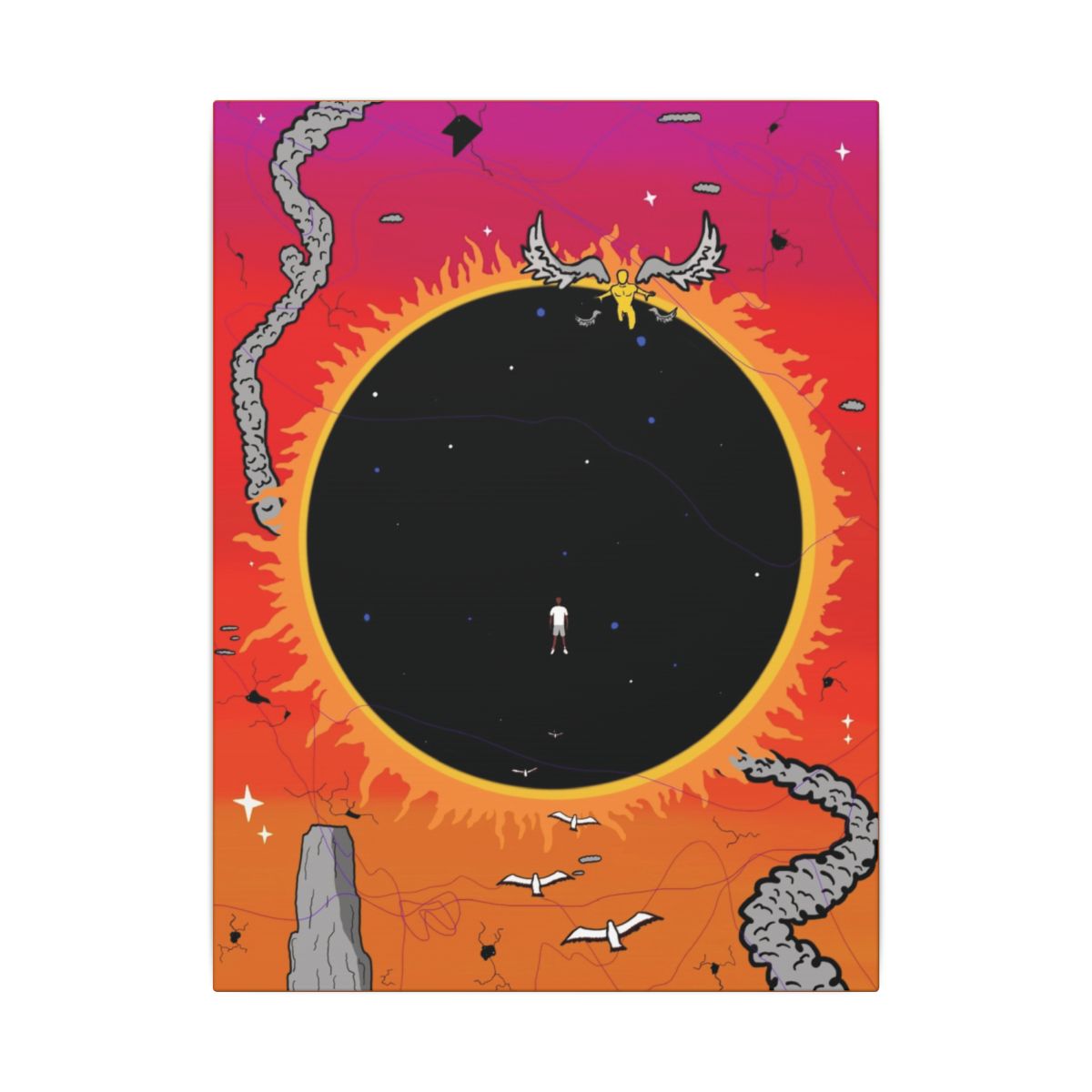 Energy Flux Canvas (large)