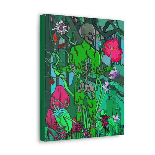 Flower over Fauna Canvas (large)